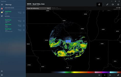 RadarScope provides a convenient means for sharing content to other apps and services. . Radarscope windows